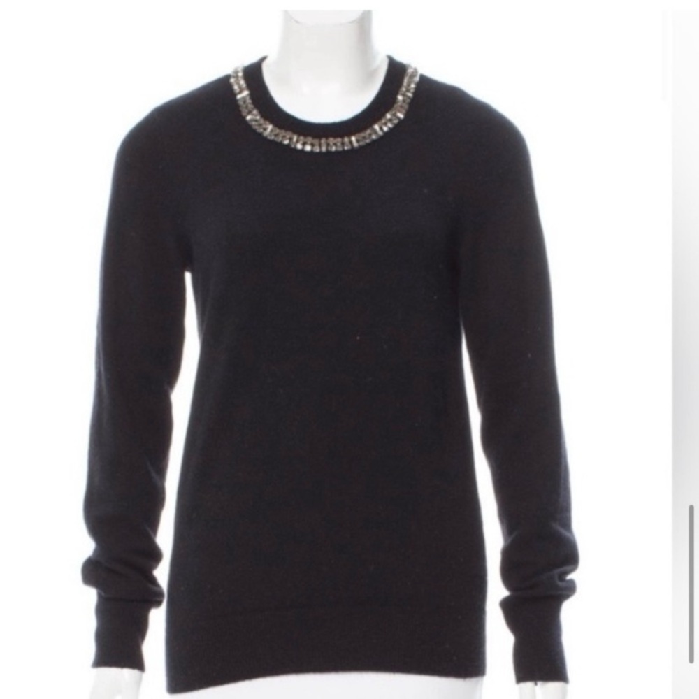 🍁Equipment Wool Cashmere Sweater “Shane” Black Size S NET-A-PORTER - Like New
